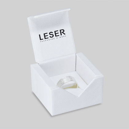 Écrins à bijoux en carton pour bagues - alliances - boucles d'oreilles Écrins à bijoux en carton pour bagues - alliances - boucles d'oreilles