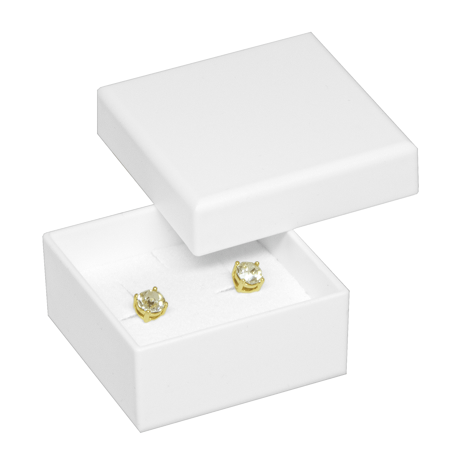 Boîtes plastiques bio pour boucles d'oreilles
