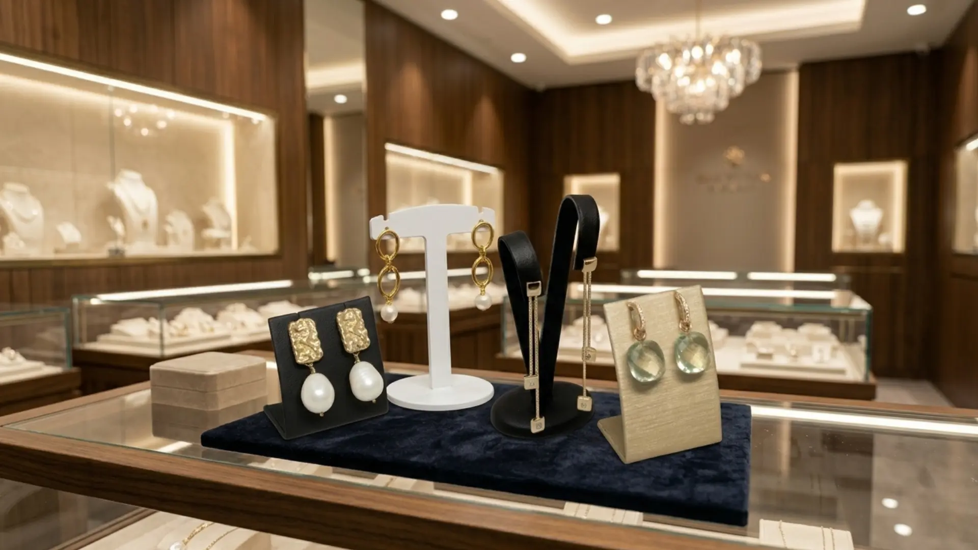 Présentoirs à boucles d'oreilles