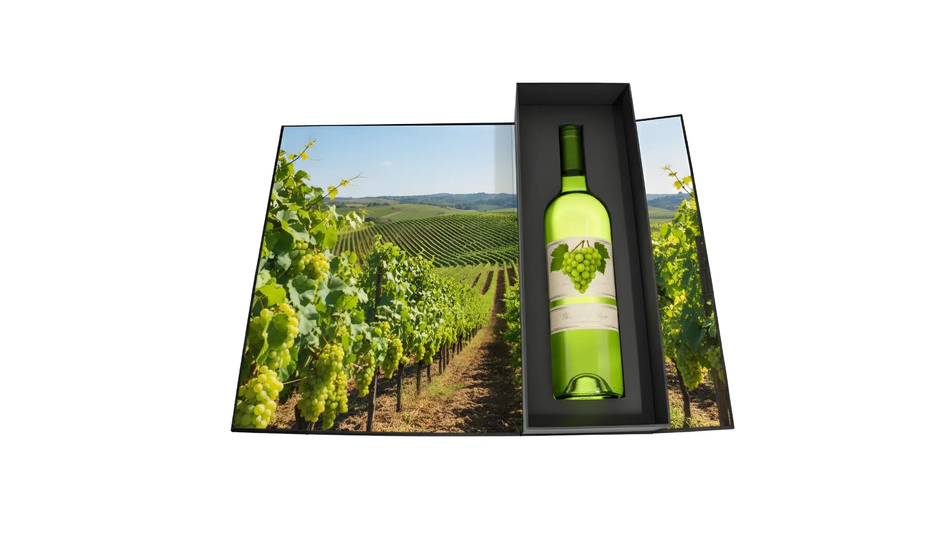 Boites lumineuses pour les vendeurs de vin en ligne