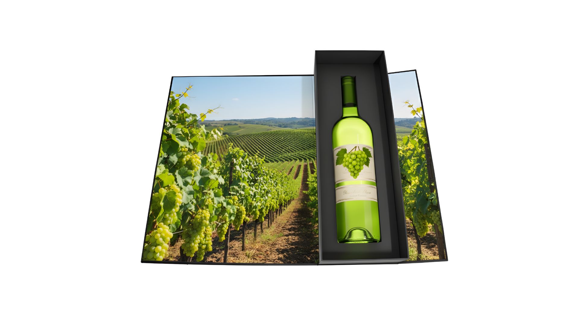 Boites lumineuses pour les vendeurs de vin en ligne