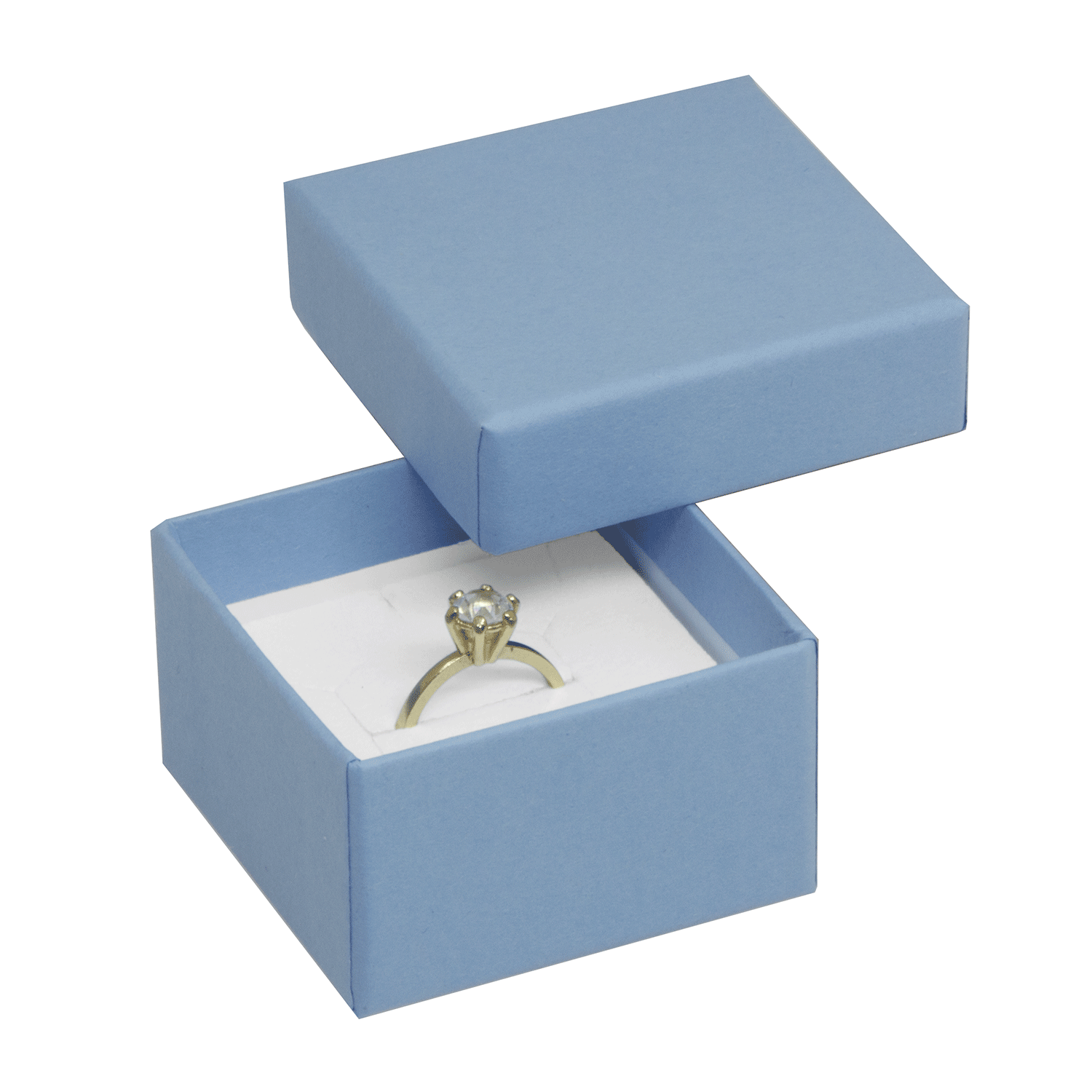 Boîtes en carton pour bagues - alliances - boucles d'oreilles