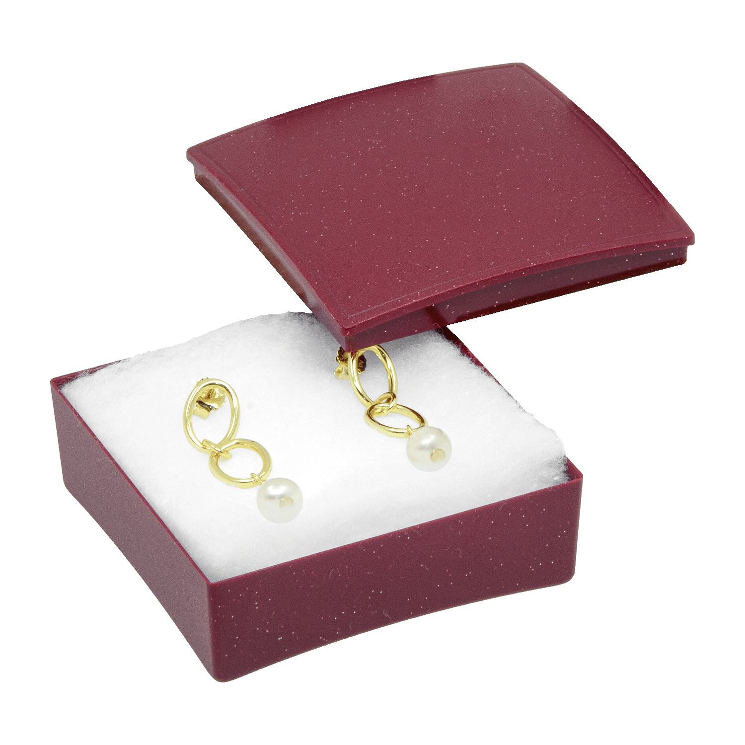 Boîtes plastiques pour pendentifs - boucles d'oreilles