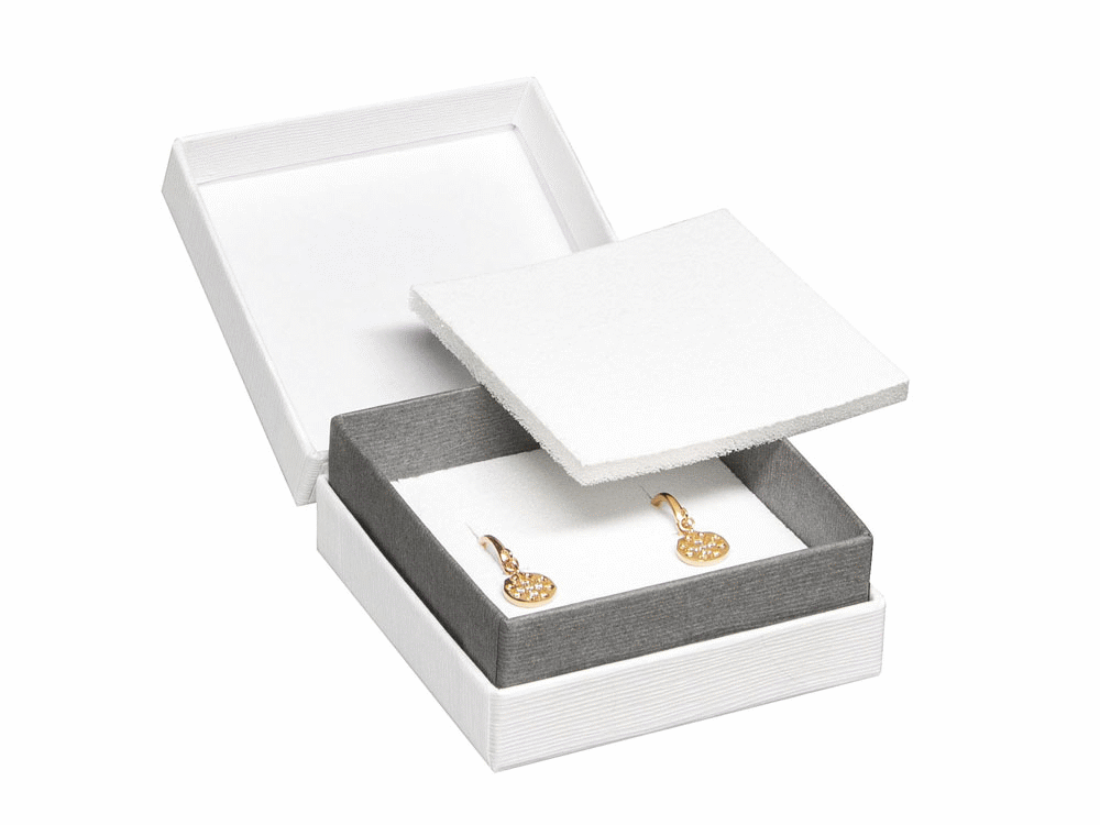 Boîtes en carton avec charnière pour pendentifs - boucles d'oreilles