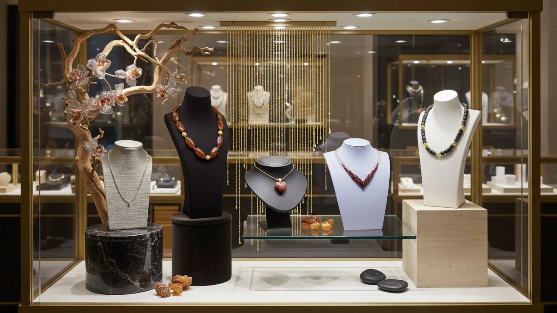 Nos bustes pour bijoux