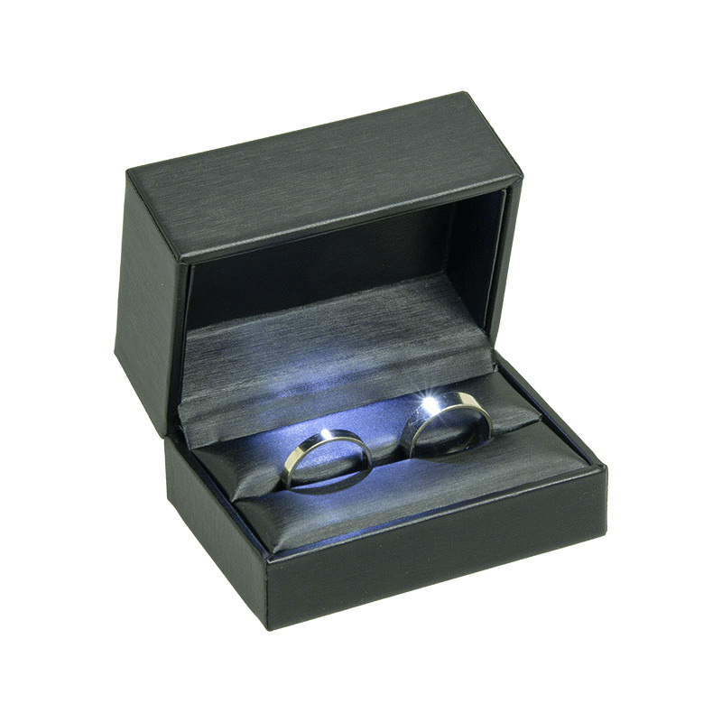 Étuis à bijoux LED pour alliances