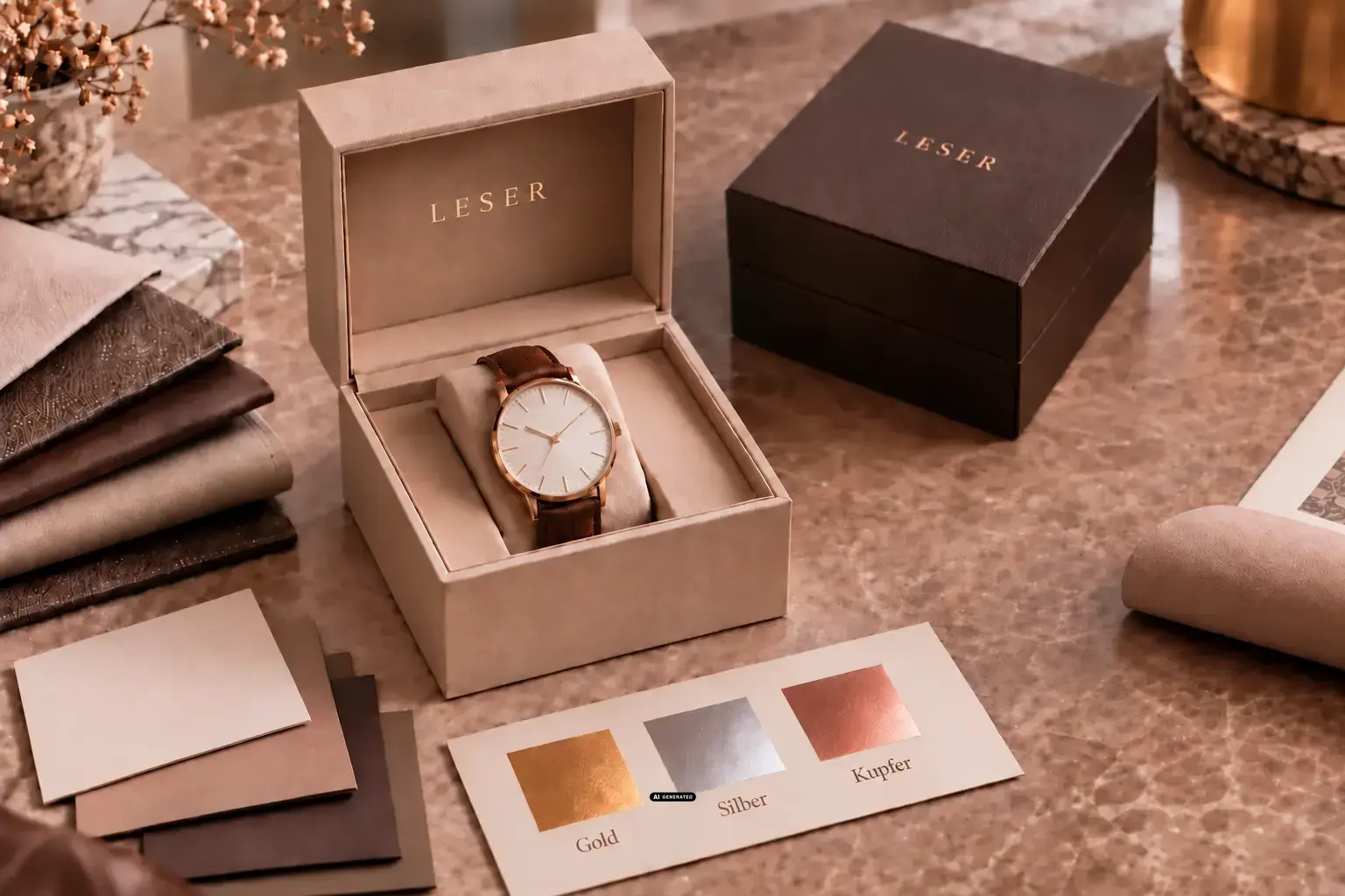 Votre coffret à montres, aussi unique que votre marque