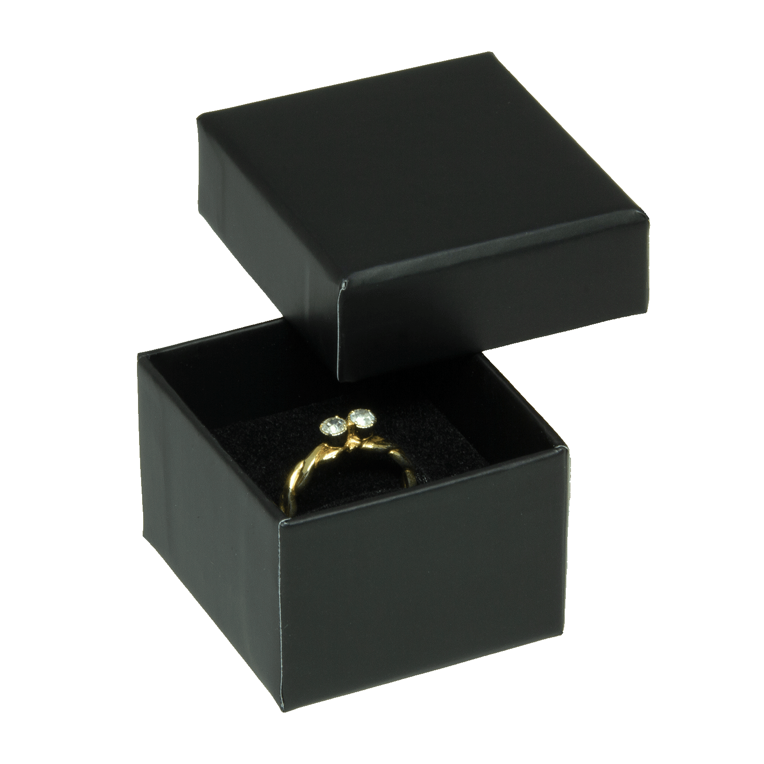 Boîtes en carton pour bagues - alliances - boucles d'oreilles