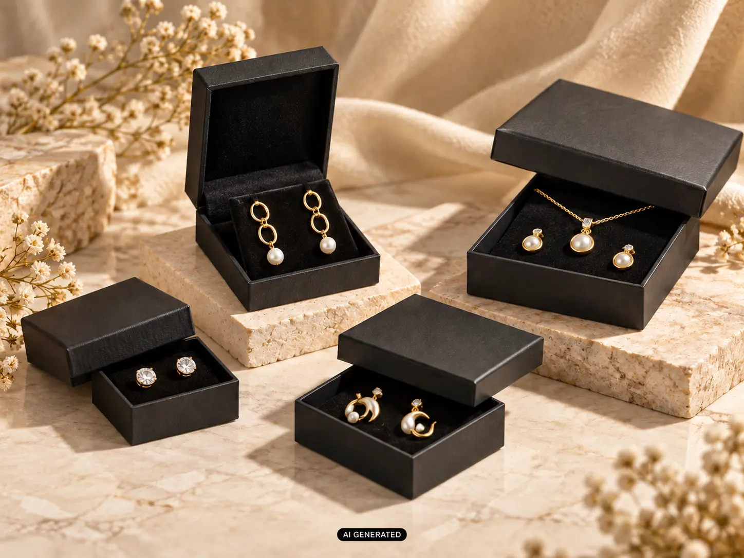 L'insert adapté à chaque type de boucles d'oreilles