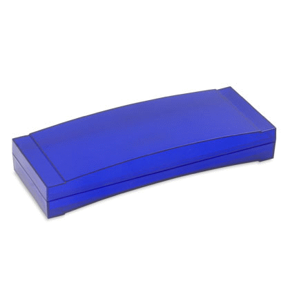Écrins en plastique bleus pour 1 stylo Écrins en plastique bleus pour 1 stylo