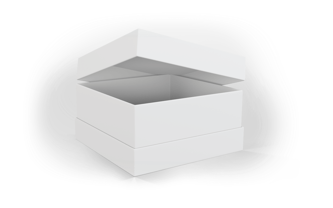 Boîte en carton avec couvercle et collerette Boîte en carton à collerette Boîte en carton avec couvercle et collerette Boîte en carton à collerette